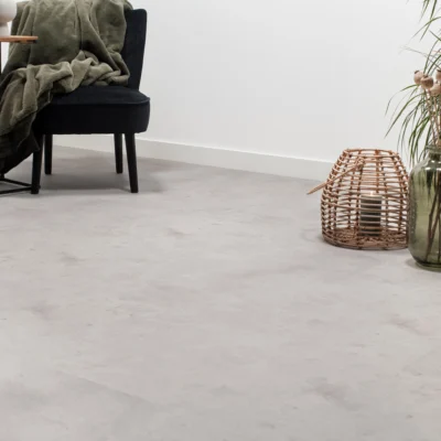 Tegel Klik PVC – Betonlook Lichtgrijs